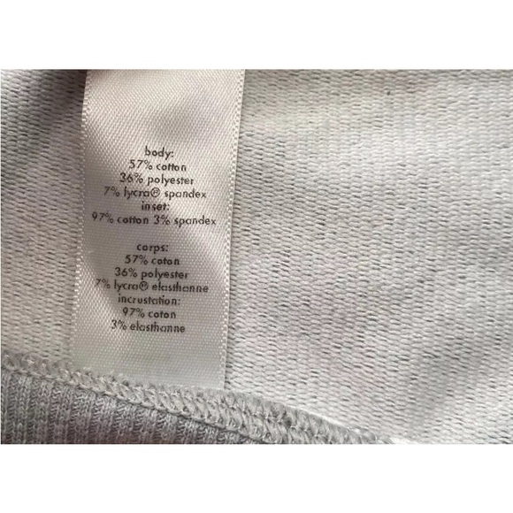 Lucy Sweatshirt Womens Size XS Gray  Neck Pullover Ladies Top Slit Sides - Picture 7 of 9